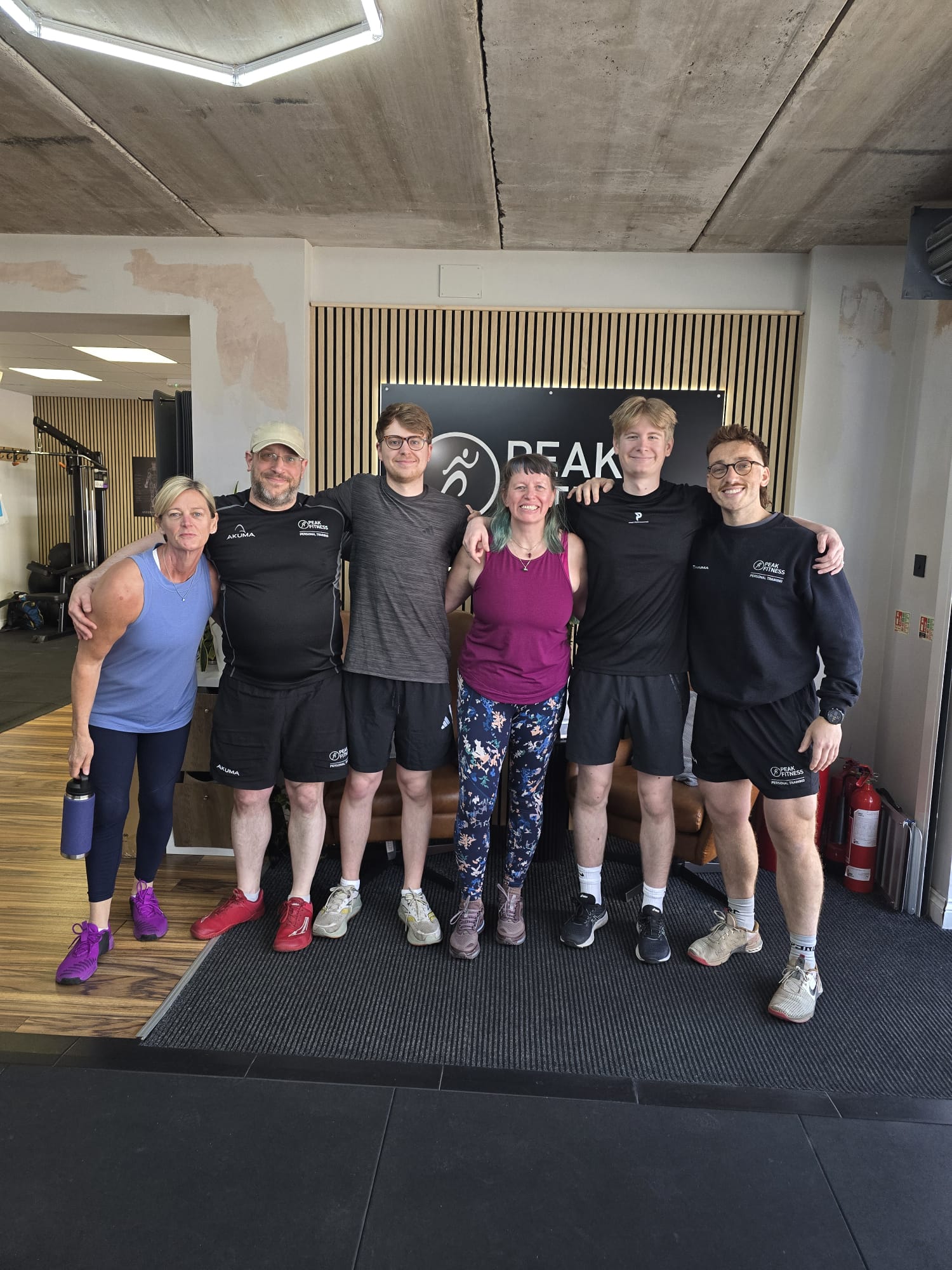 Group training session at Peak Fitness Warwick