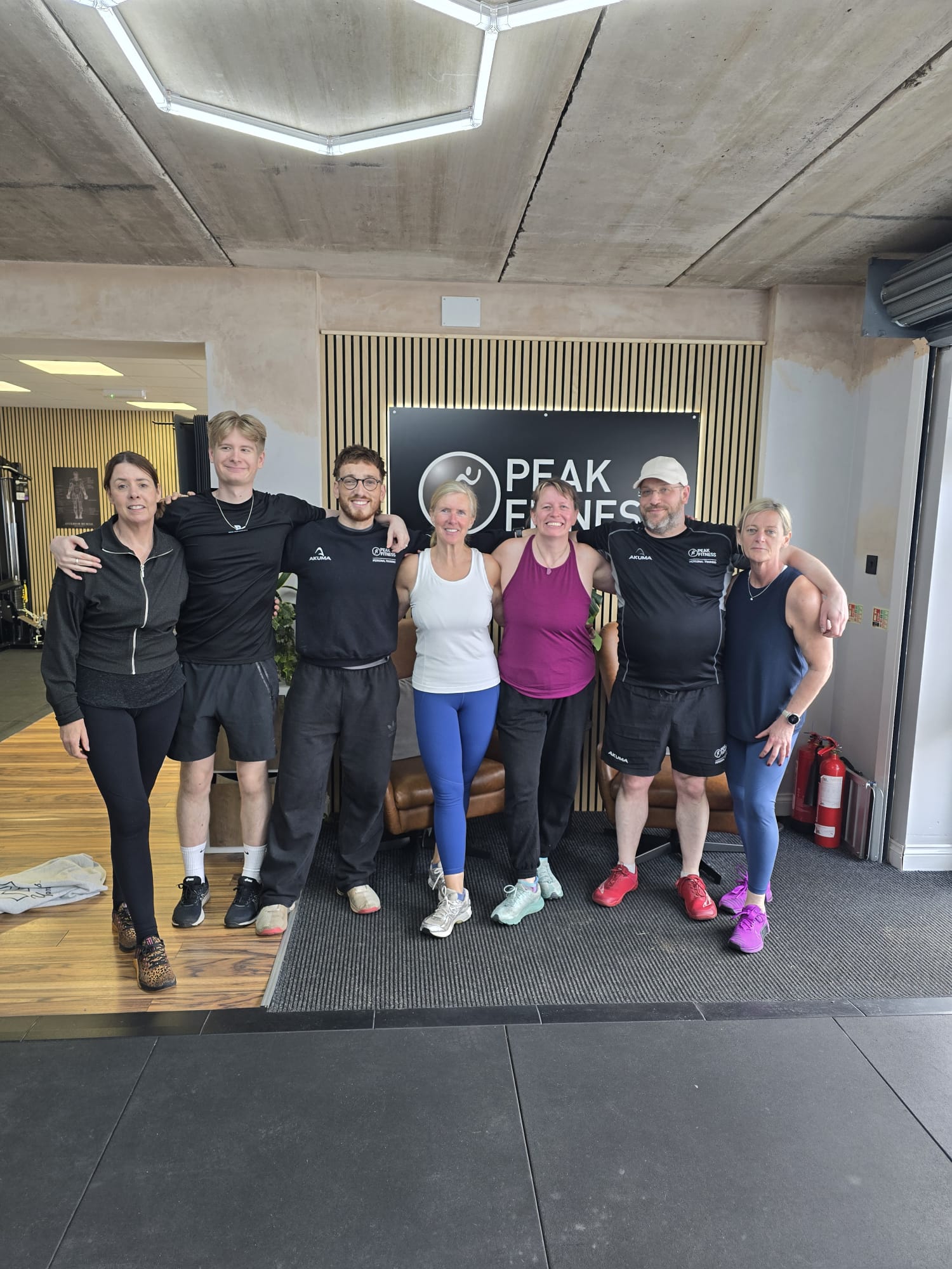 Group training at Peak Fitness Warwick