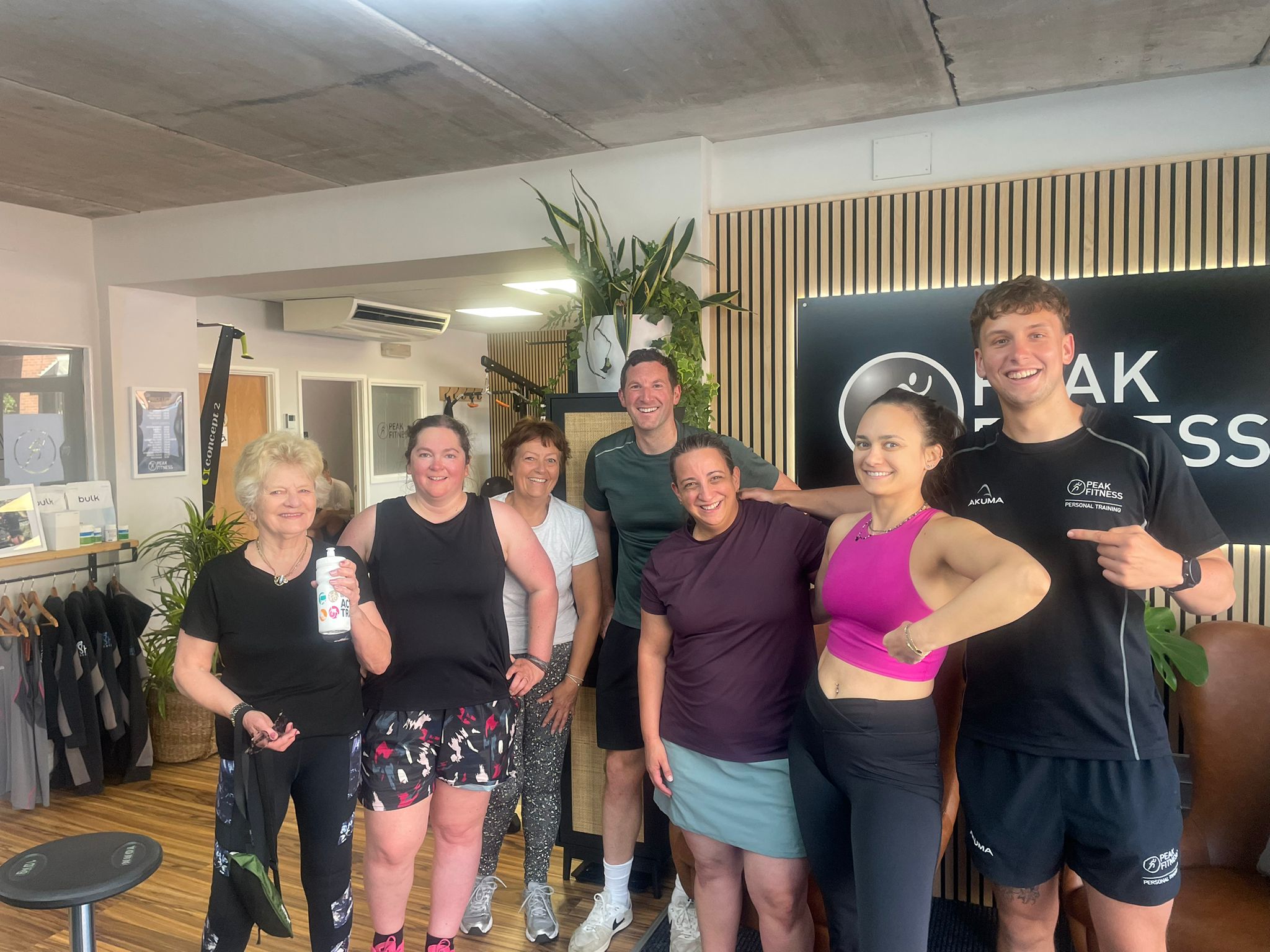 Group training at Peak Fitness Warwick